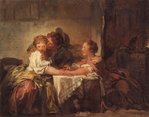 A Kiss Won, Jean Honore Fragonard